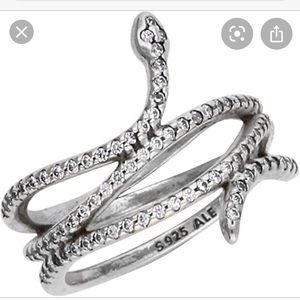 Retired Pandora snake ring